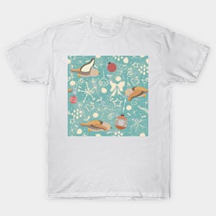 Cute Winter Owls T-Shirt